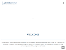 Tablet Screenshot of christchurchmacon.com